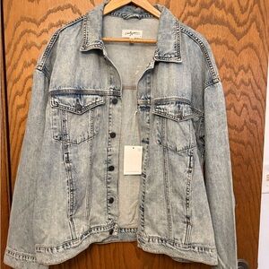 Carly Jean Los Angeles Light Blue Denim Jacket